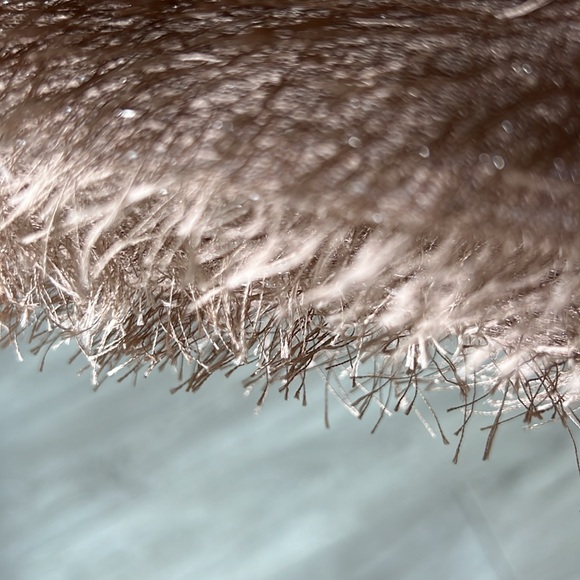 LANCÔME Clutch Makeup Bag Travel Textured Fringe Metallic Zippered fully lined - Picture 8 of 8